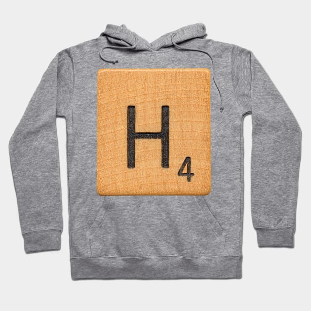 Scrabble Letter 'H' Hoodie by RandomGoodness